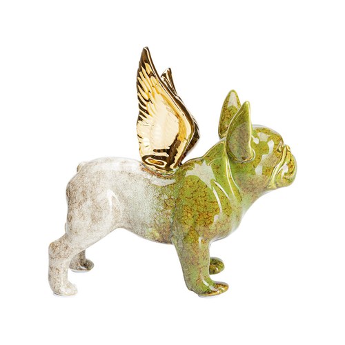 德國KARE 天使狗狗雕塑擺飾 (相望)