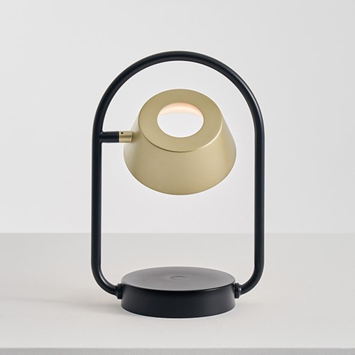 OLO Φ Portable 無線充電桌燈 (流沙金/霧黑)