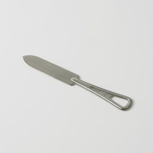 日本Aoyoshi 野營風餐刀 (銀、19.2公分)