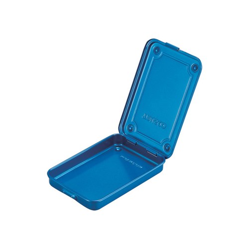 日本TRUSCO 上掀式薄型收納盒 (藍)
