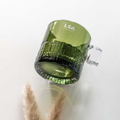 英國LSA 把手系列玻璃燭台 (橄欖綠)-HN04