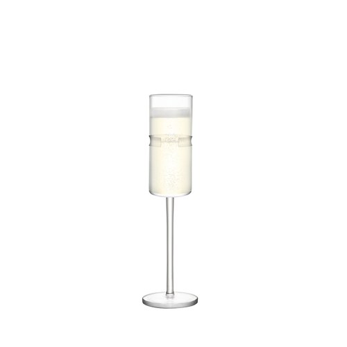 英國LSA 腰封刻紋香檳杯2入組 (290毫升)-HR05
