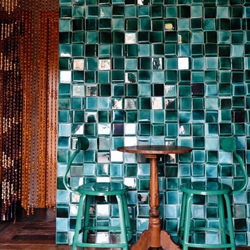 葡萄牙Mambo藝術壁飾 Douro抽象馬賽克拼貼 (綠)