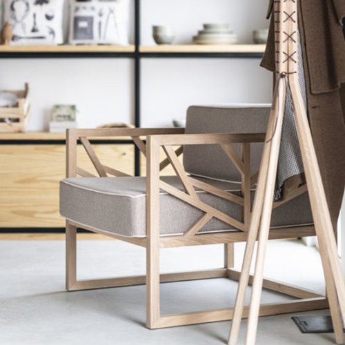 葡萄牙WEWOOD 枝枒狀造型扶手椅 (橡木)