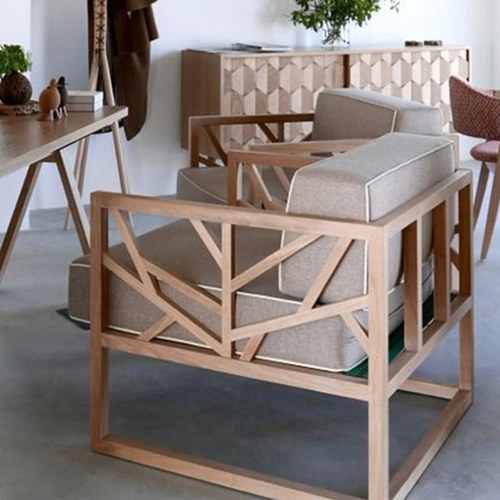 葡萄牙WEWOOD 枝枒狀造型扶手椅 (橡木)