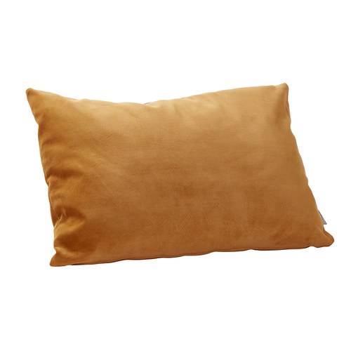 丹麥Hubsch 芥黃純色長型靠枕