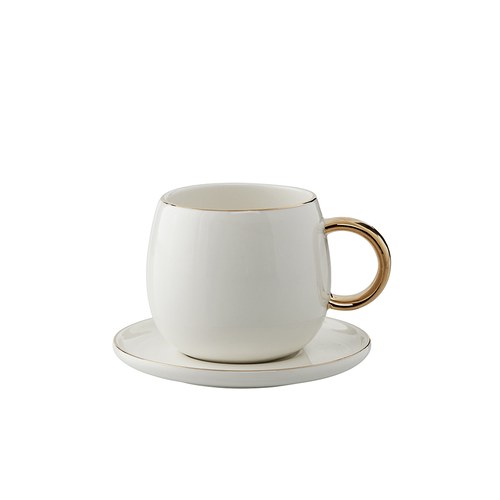 丹麥LeneBjerre 馬卡龍午茶杯 (香草、150毫升)