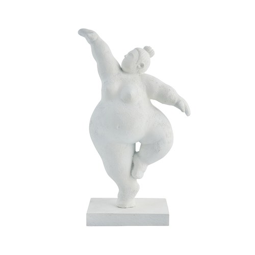 丹麥Lene Bjerre 芭蕾女伶雕塑擺飾 (白、伸展)