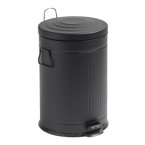 丹麥Nordal經典垃圾桶(霧黑、20公升)