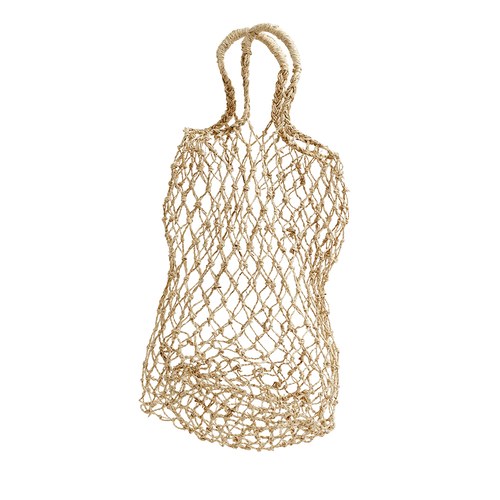 丹麥Nordal 手工編織網狀簍空提袋 (小)