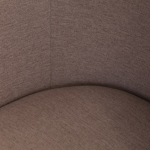 夏馬選物ShiamalSelect 典雅弧線形扶手餐椅 (褐)
