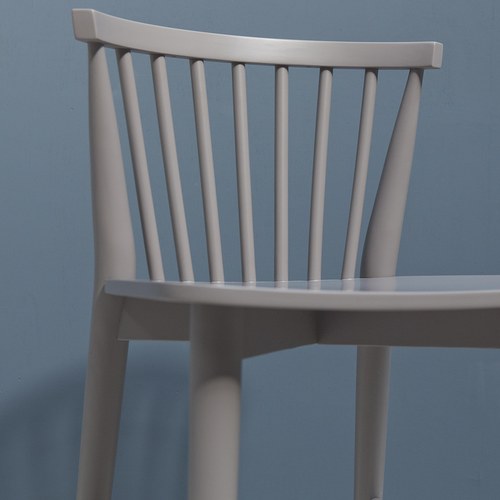 丹麥Sketch 鏤空椅背高腳吧台椅 (灰)