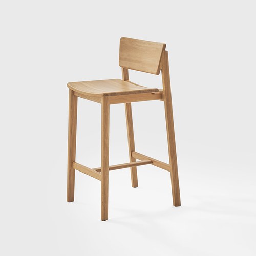 丹麥Sketch Poise典藏實木吧台椅(橡木)