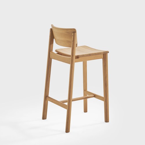 丹麥Sketch Poise典藏實木吧台椅(橡木)