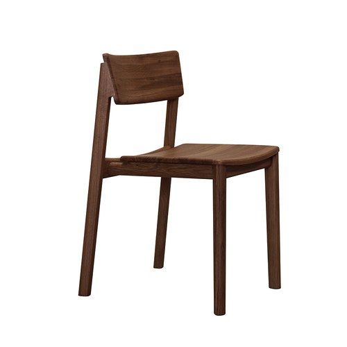 丹麥Sketch Poise典藏實木可堆疊單椅(深橡木色)