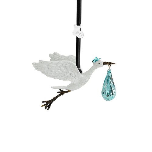 美國Michael Aram 送子鳥吊掛裝飾品 (藍)