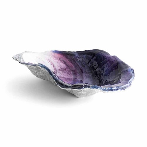 美國MichaelAram 牡蠣貝殼造型托盤 (紫)