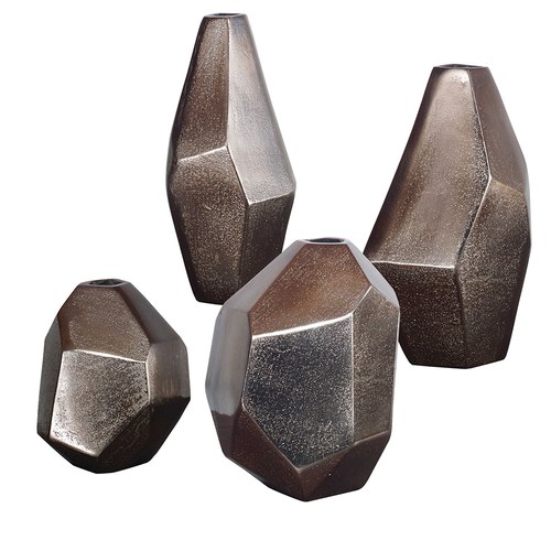 美國 Uttermost 隕石切面青銅花器 (XL)