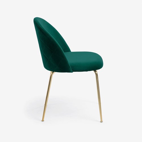 夏馬Shiamal HOME 新古典天鵝絨單椅 (墨綠)