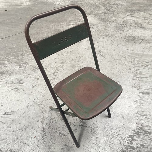 荷蘭RawMaterials 工業風摺疊鐵椅
