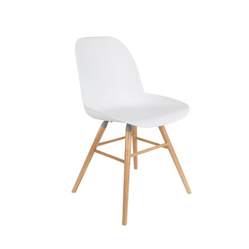 荷蘭Zuiver艾伯特簡約弧形單椅(白)