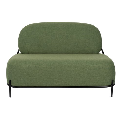 荷蘭Zuiver 泡芙軟墊休閒雙人沙發(綠)