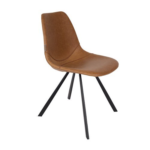 荷蘭Zuiver 二縫線皮革單椅