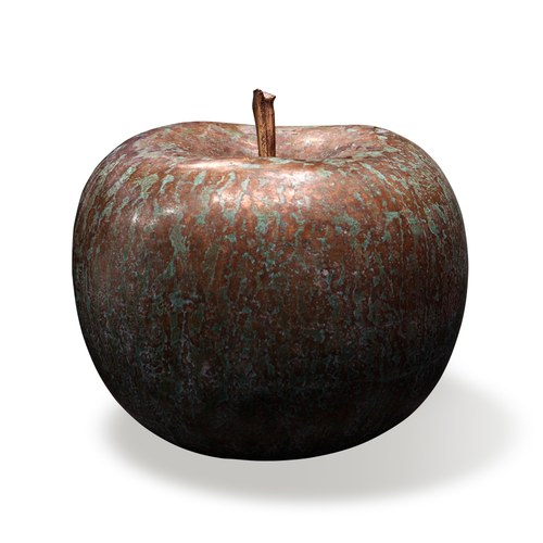 德國BULL&STEIN 青銅系列蘋果雕塑 (直徑60公分)