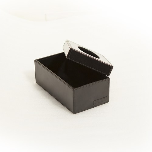 芬蘭Balmuir皮革家飾 紙巾盒 (黑)