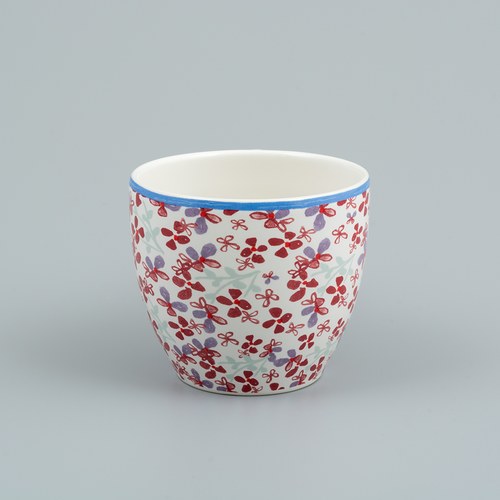 荷蘭FloraCastle 田野紅花叢圖紋咖啡杯 (250毫升)
