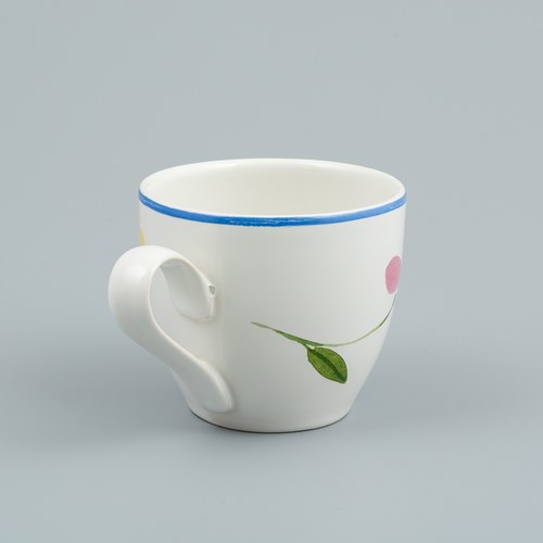 荷蘭FloraCastle 粉晶色飄香花圖紋咖啡杯 (250毫升)