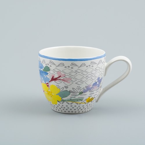 荷蘭FloraCastle 多色花束圖紋咖啡杯 (250毫升)