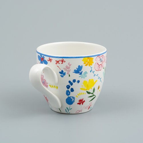 荷蘭FloraCastle 繽紛花朵圖紋咖啡杯 (250毫升)