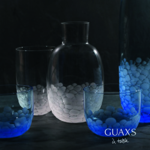 德國Guaxs玻璃水杯 OTTILIE系列 (水藍、170毫升)