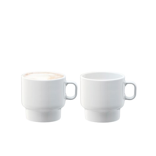 英國LSA 純白日光咖啡杯2入組 (280毫升)
