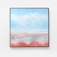 德國KARE 紅海光景藝術掛畫 (100x100公分)
