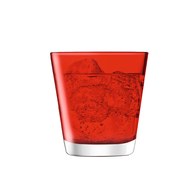 英國LSA 艷彩透底廣口玻璃杯 (紅)