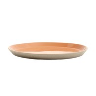 丹麥Nordal仿石陶瓷餐盤(橘、直徑27公分)