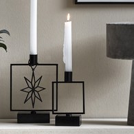 丹麥Nordal 方形裝飾大理石燭台