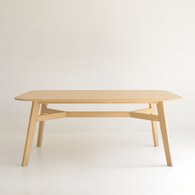 丹麥Sketch 雙Y桁架餐廳方桌 (橡木、長180公分)