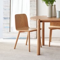 丹麥Sketch 簡約L型單椅 (橡木)