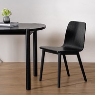 丹麥Sketch 簡約L型單椅 (黑)