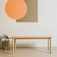 丹麥Sketch Folk北歐原木長椅凳 (橡木、120公分)