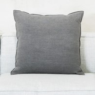 丹麥Sketch 棉麻抱枕 (60x60、鐵灰)