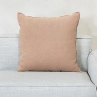 丹麥Sketch 棉麻抱枕 (60x60、摩卡)