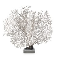美國MichaelAram 擬真扇狀珊瑚雕塑擺飾 (銀)