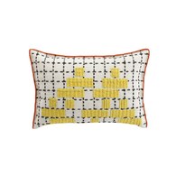 西班牙GanRugs 童趣色塊編織抱枕 (太陽黃)