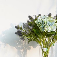 荷蘭Emerald人造花藝 藍色刺芹花 (68公分)