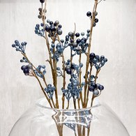 荷蘭Emerald人造花藝 莓果花束 (藍莓色、78公分)