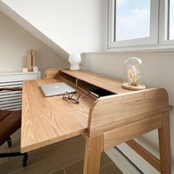 荷蘭Zuiver木質活動式收納書桌